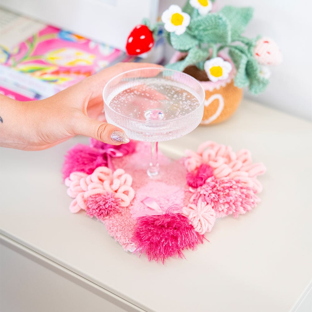 Craft Club Patchwork Heart - Moss Coaster Kit