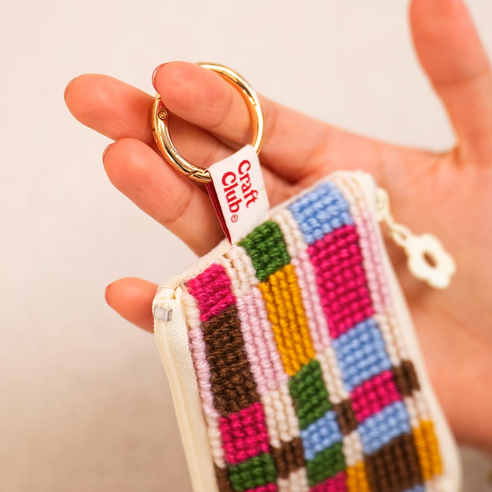 Craft Club CURIOUS CRAFTER - Needlepoint Taster Pouch Kit