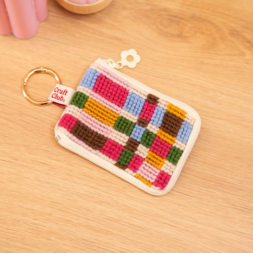 Craft Club CURIOUS CRAFTER - Needlepoint Taster Pouch Kit