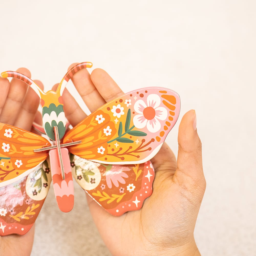 Craft Club AMBER PETITE BUTTERFLY - Paper Craft 3D Puzzle Kit