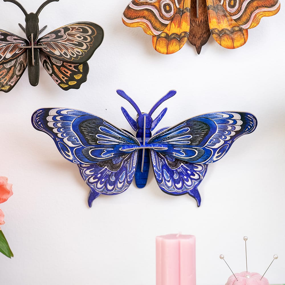 Craft Club AZURE GRAND BUTTERFLY - Paper Craft 3D Puzzle Kit