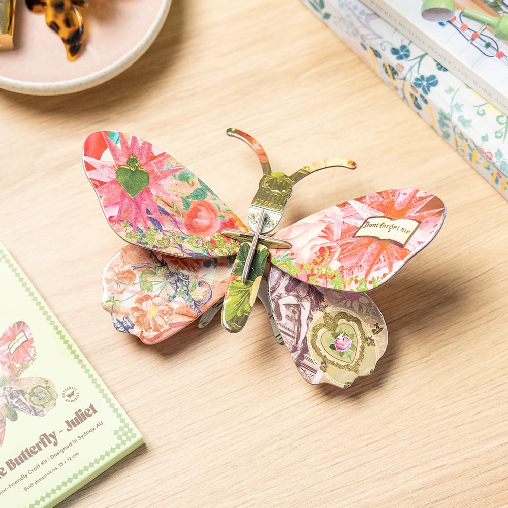 Craft Club JULIET PETITE BUTTERFLY - Paper Craft 3D Puzzle Kit