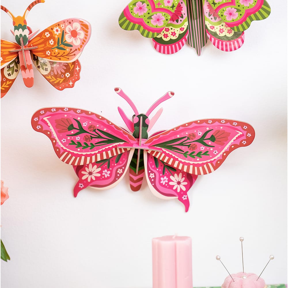Craft Club ROSY GRAND BUTTERFLY - Paper Craft 3D Puzzle Kit