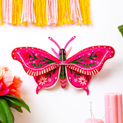 Craft Club ROSY GRAND BUTTERFLY - Paper Craft 3D Puzzle Kit