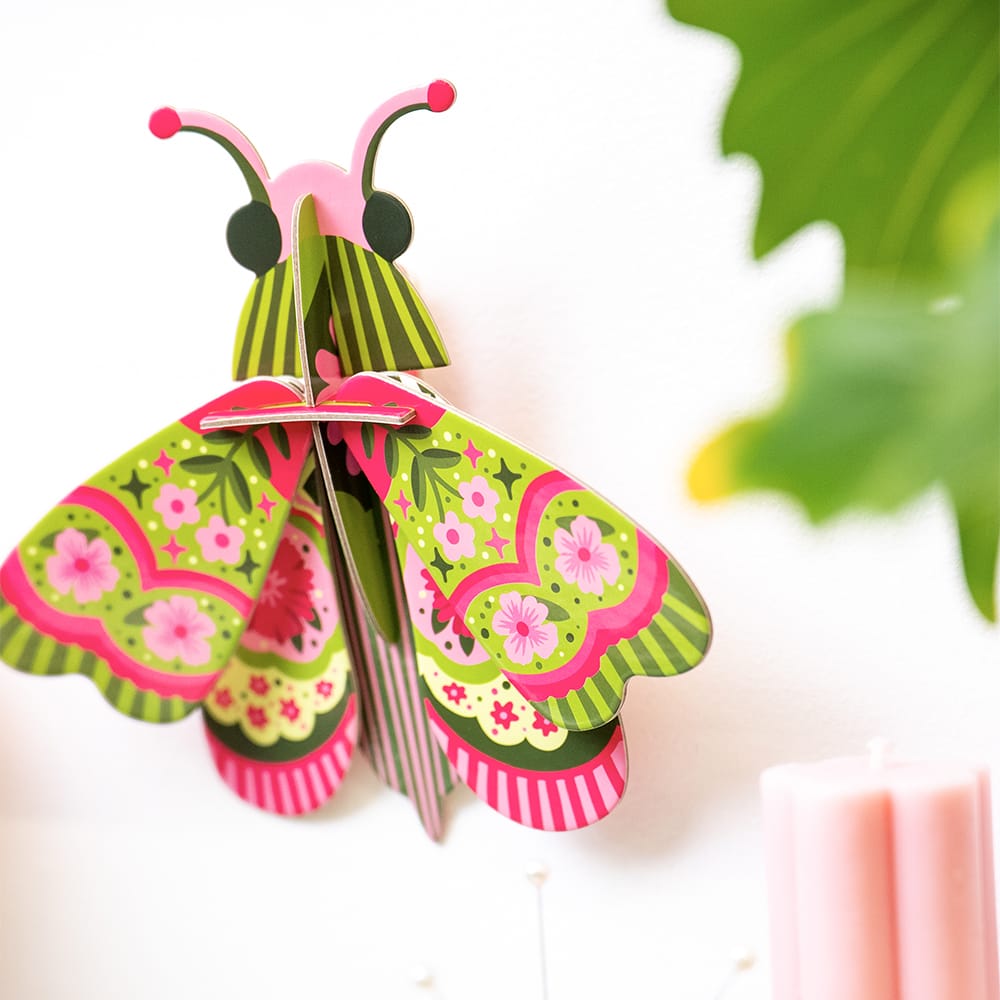 Craft Club SAGE MIDI MOTH - Paper Craft 3D Puzzle Kit