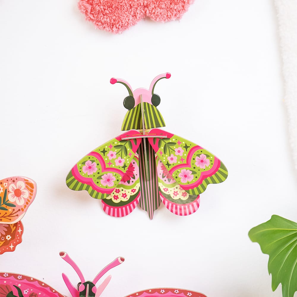 Craft Club SAGE MIDI MOTH - Paper Craft 3D Puzzle Kit