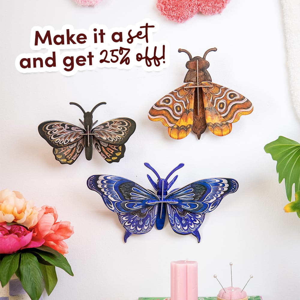 Craft Club SWALLOWTAIL PETITE BUTTERFLY - Paper Craft 3D Puzzle Kit