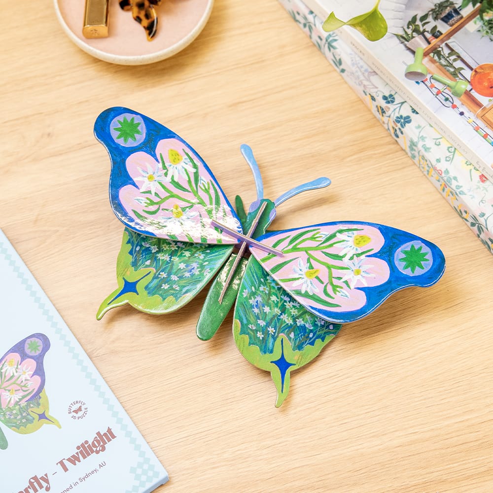 Craft Club TWILIGHT GRAND BUTTERFLY - Paper Craft 3D Puzzle Kit