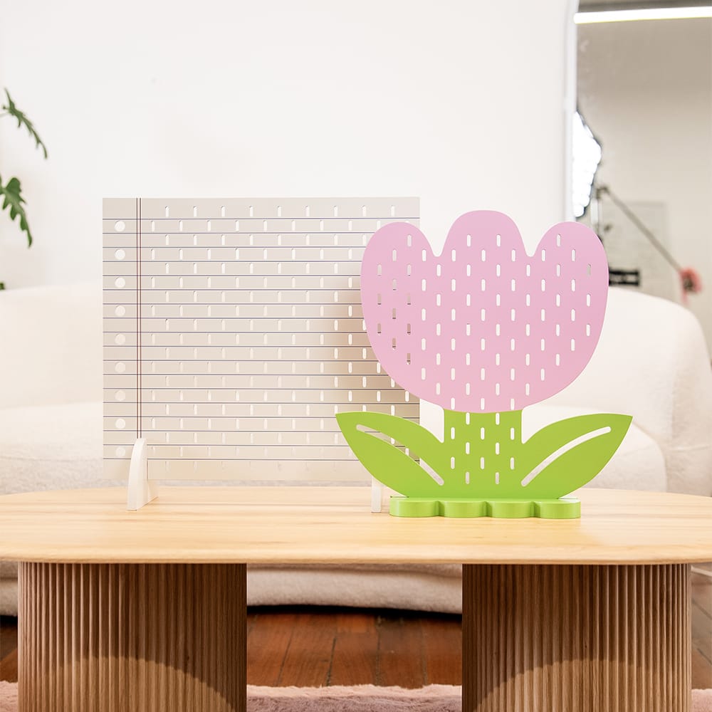 Craft Club PINK TULIP - Pegboard — next to the TAKING NOTES Pegboard