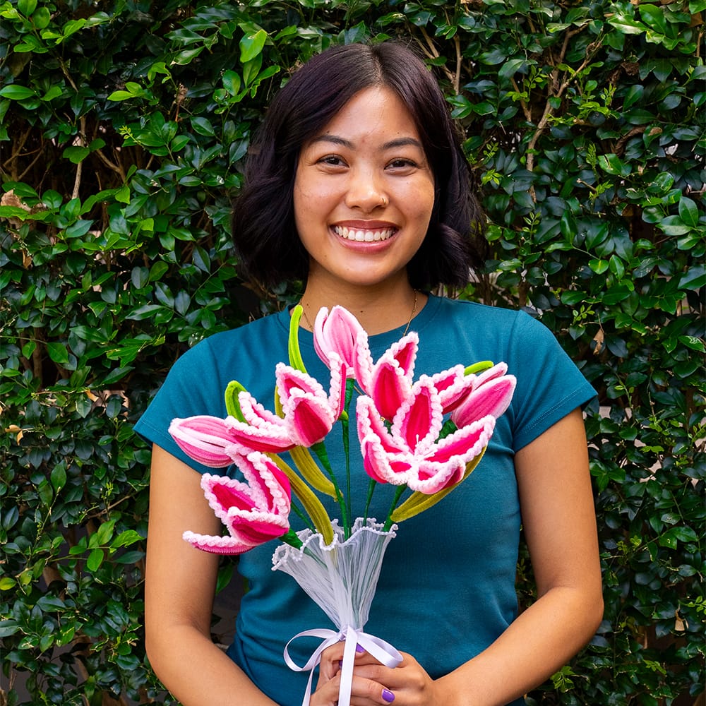 Craft Club STARGAZER LILIES - Pipe Cleaner Bouquet Kit
