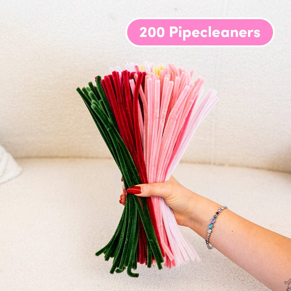 Craft Club Blushing Bouquet - Pipe Cleaner Bouquet Kit