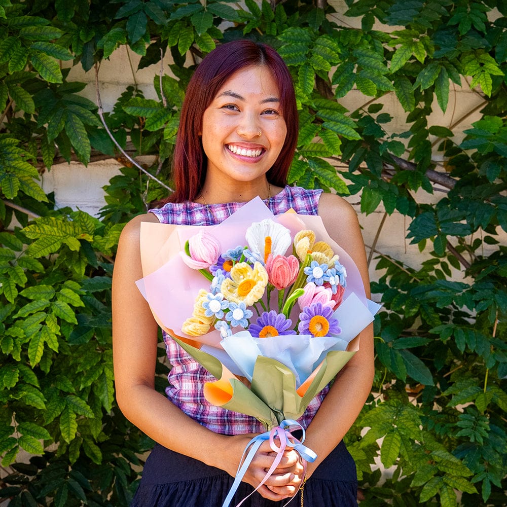 Craft Club Pastel Wildflowers - Pipe Cleaner Bouquet Kit