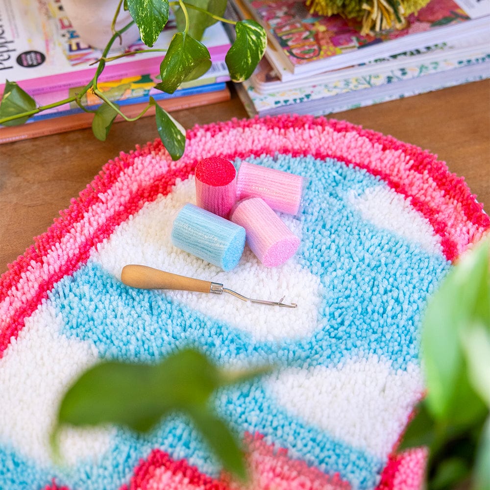Craft Club Pink Portal - XL Latch Hook Rug Kit