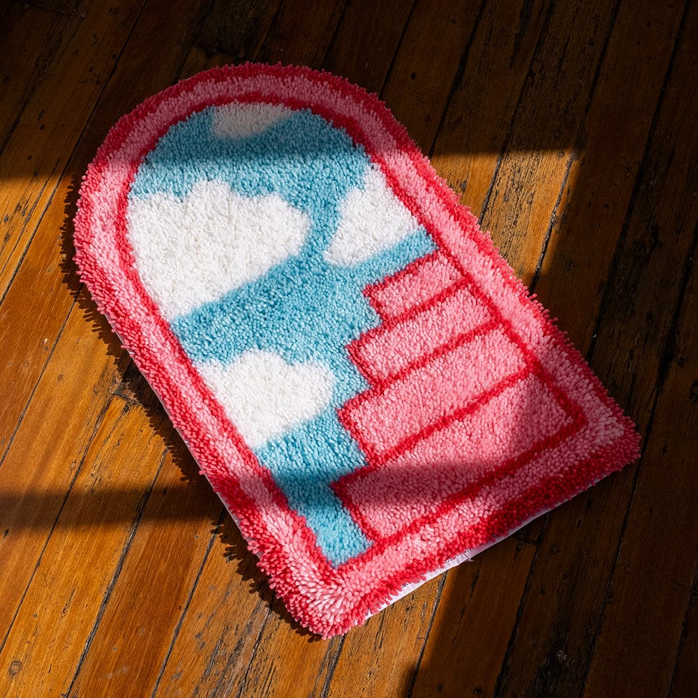 Craft Club Pink Portal - XL Latch Hook Rug Kit