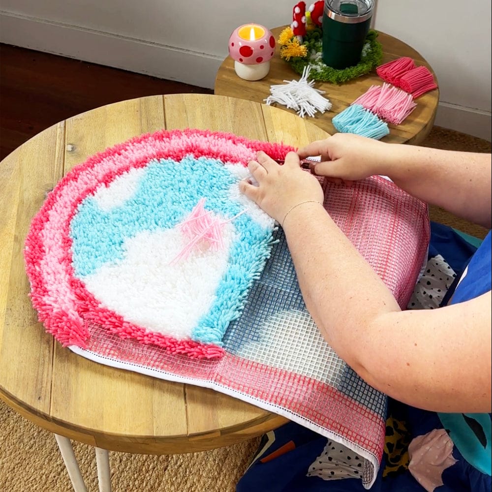 Craft Club Pink Portal - XL Latch Hook Rug Kit