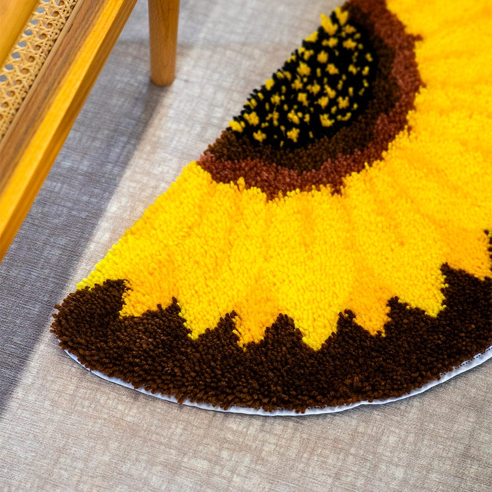 Craft Club SUNFLOWER - XL Mirror Rug Making Kit