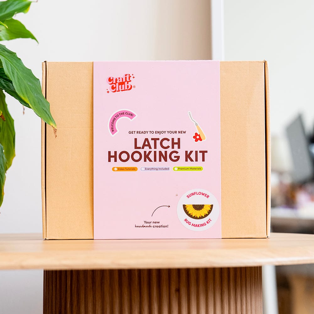 Craft Club SUNFLOWER - XL Mirror Rug Making Kit