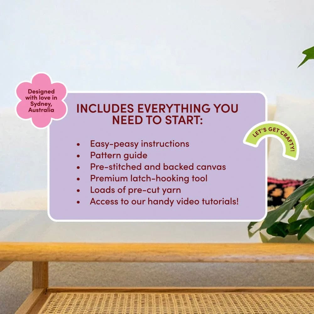 Craft Club Sunset Portal - XL Latch Hook Rug Kit