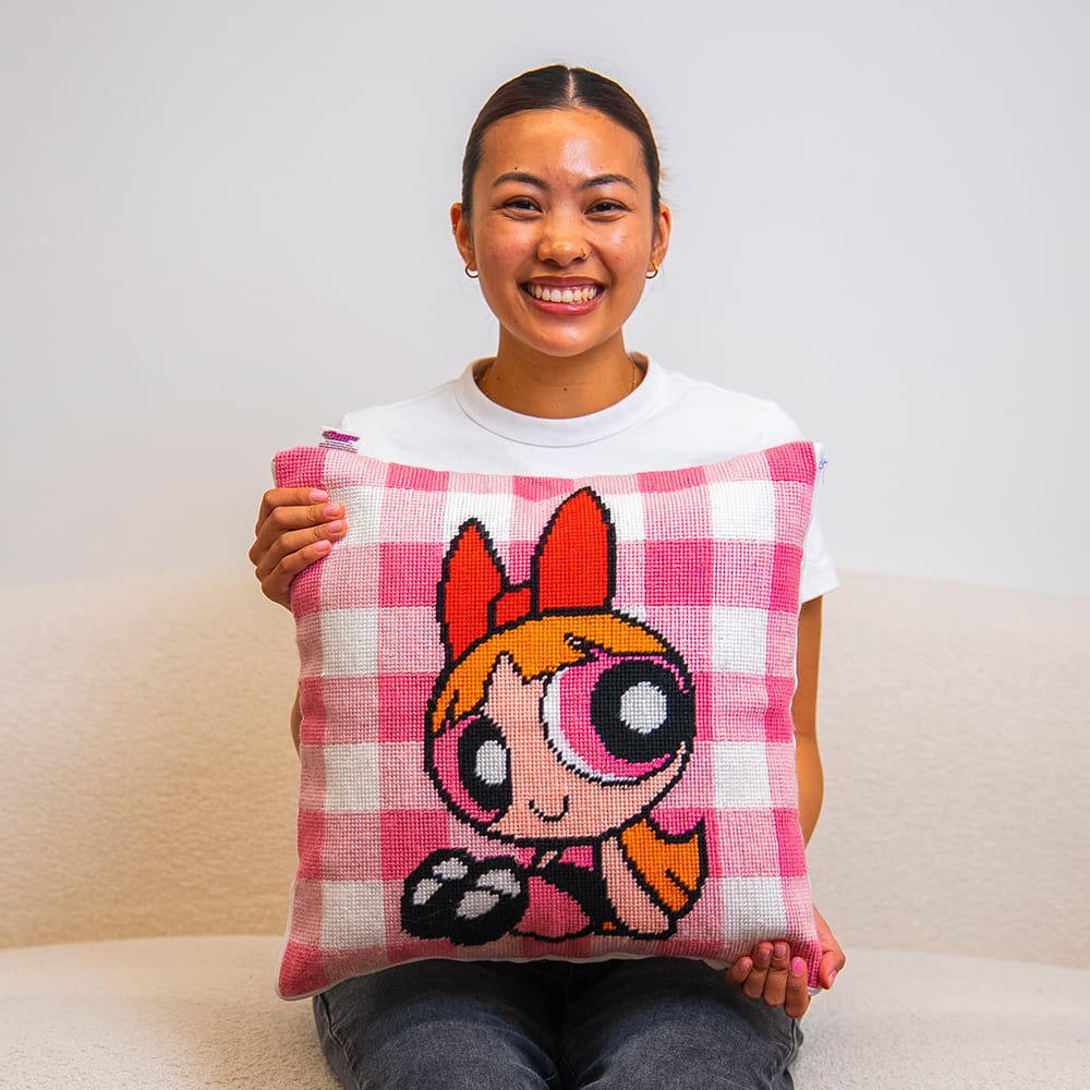 Craft Club BLOSSOM - Tapestry Needlepoint Cushion Kit