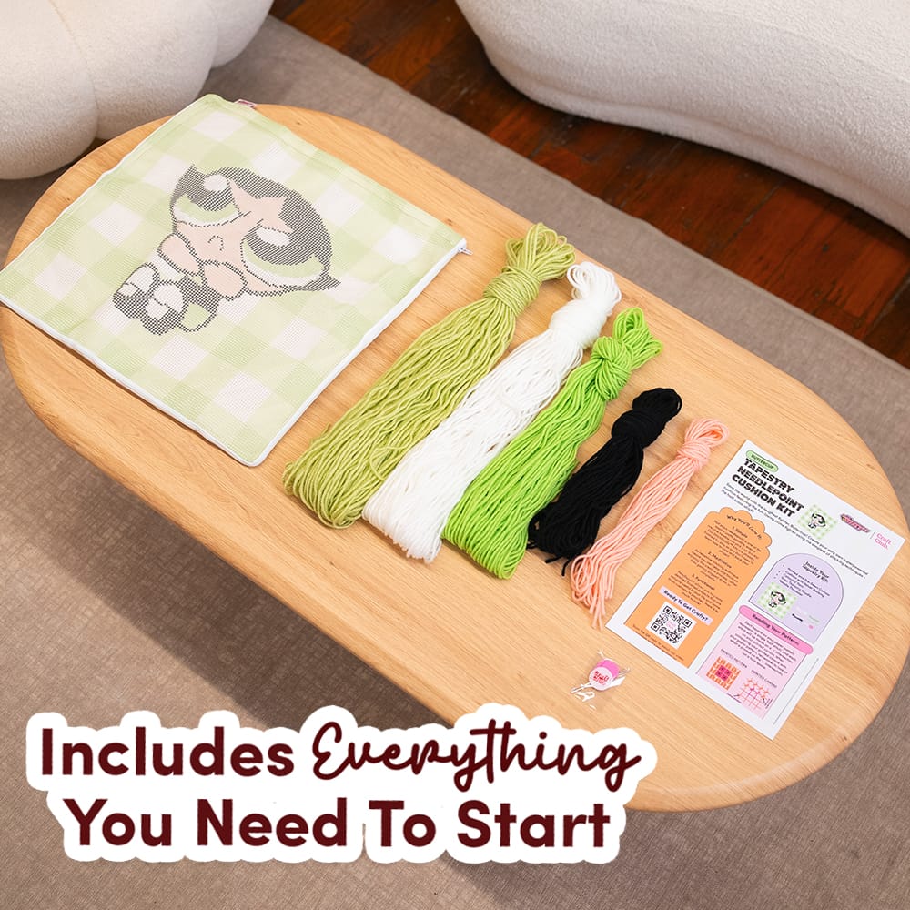 Craft Club BUTTERCUP - Tapestry Needlepoint Cushion Kit