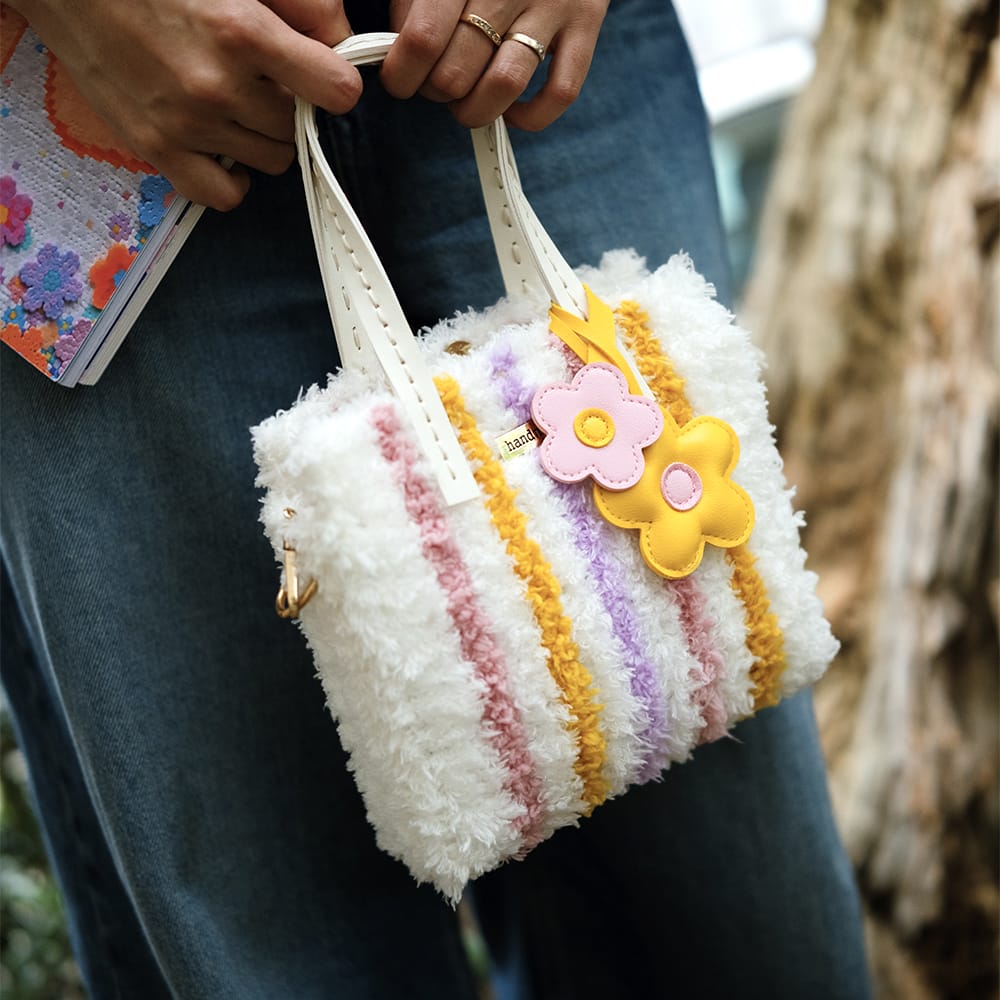 Craft Club Pastel Pinstripe - Woven Tote Bag Kit