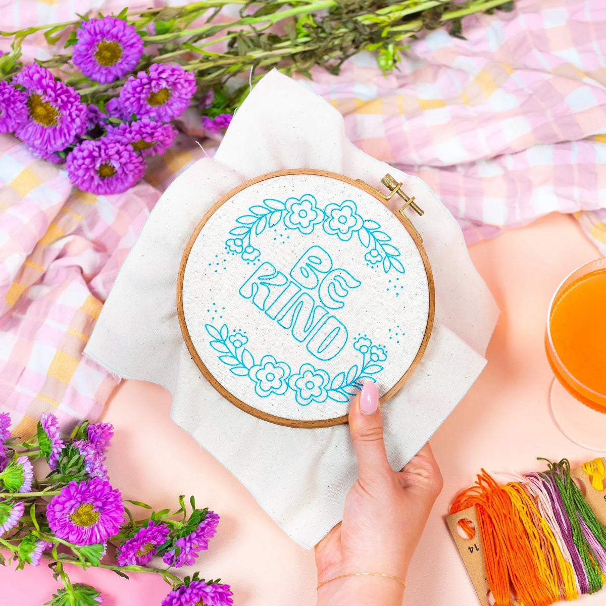 BE KIND Embroidery Kit Buy Embroidery Kits Online