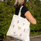 Craft Club Co Australia FLOWER FIELD Embroidered Tote Bag Kit
