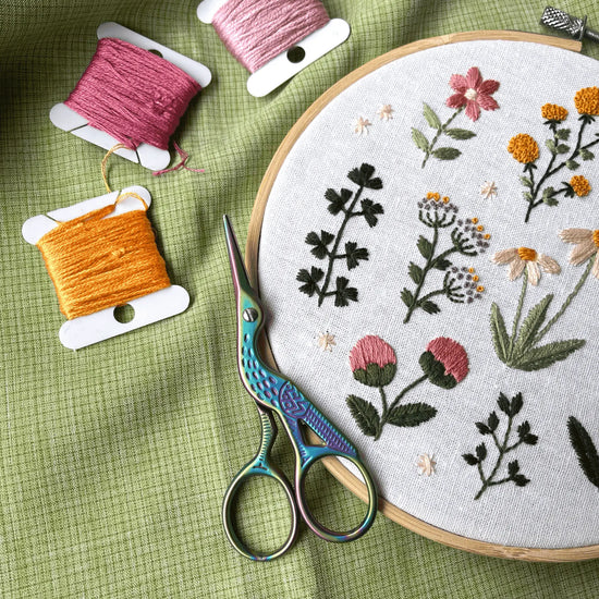 Craft Club Co Australia WILDFLOWER Embroidery Kit
