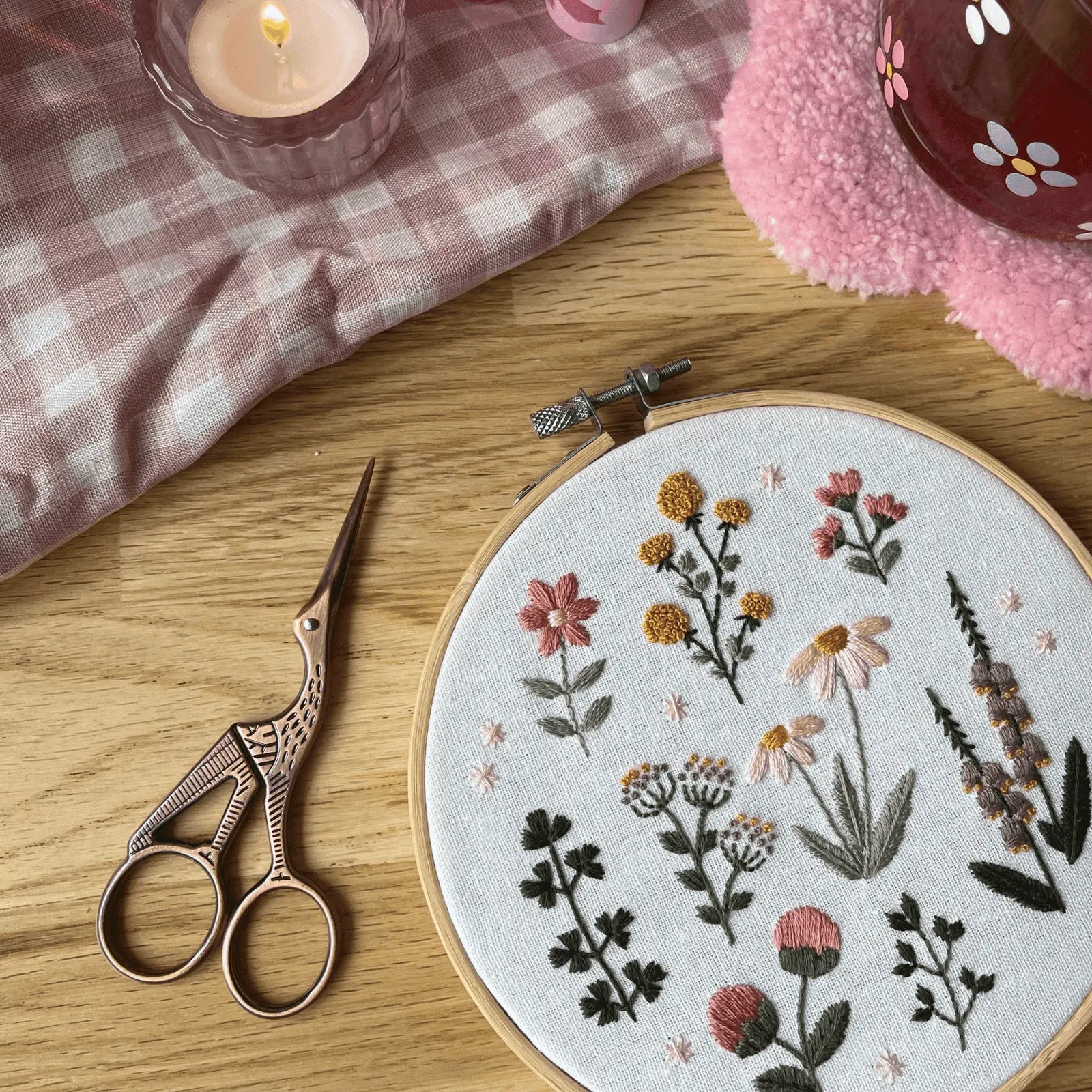 WILDFLOWER Embroidery Kit Buy Embroidery Kits Online