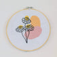 Craft Club Co BLOOM Cross Stitch Kit. The design with a plain white background.