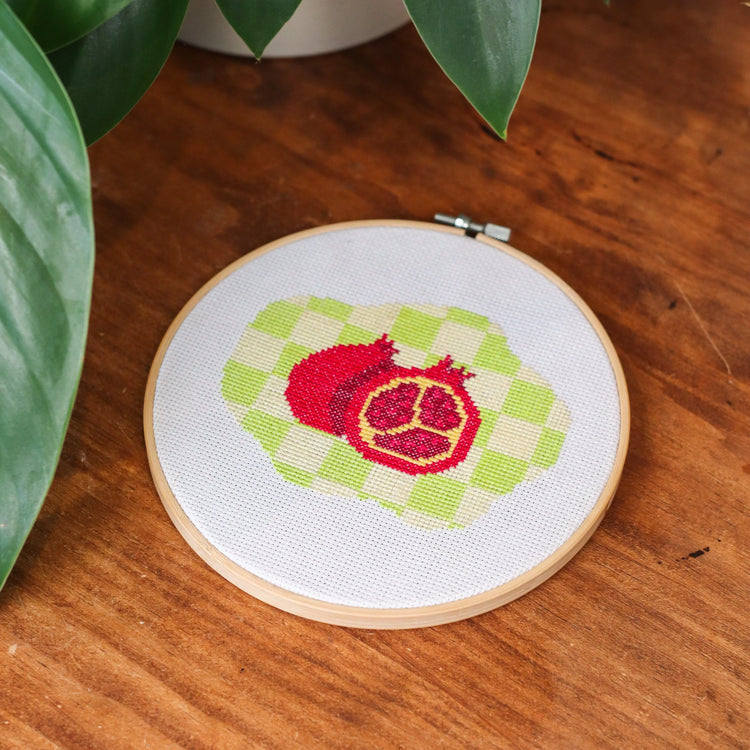 Craft Club Co POMEGRANATE PICNIC Cross Stitch Kit