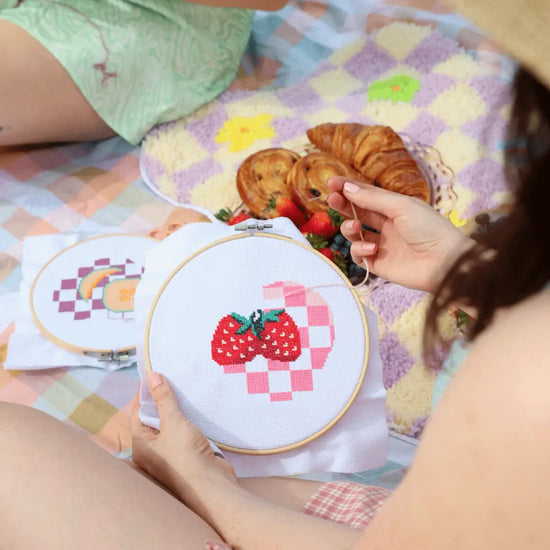 Craft Club Co STRAWBERRY SUMMER Cross Stitch Kit